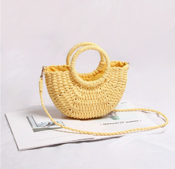 Damen Handtasche mit geflochtenem Design Karnz
