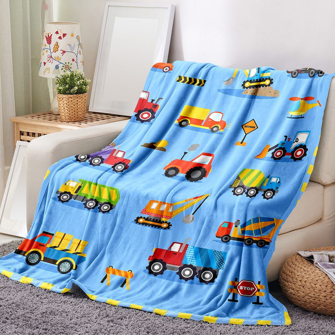 Verspielt Fahrzeug-Themen Fleece-Decke
