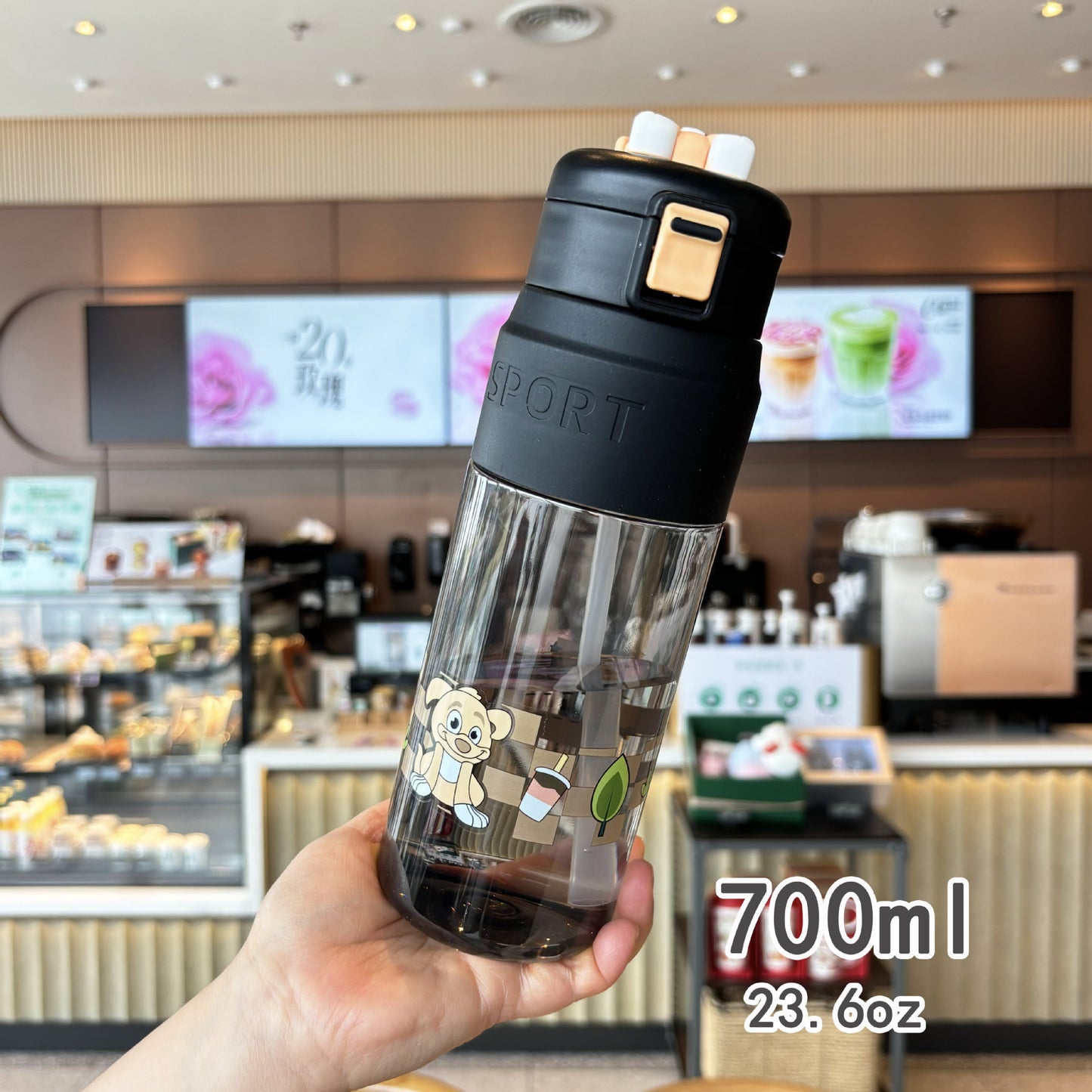 Damen kreative Sport-Trinkflasche Karnz