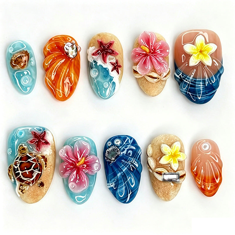 Luxus Nagelkunst-Set mit galaktischen Motiven Karnz