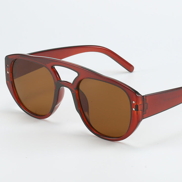 Damen Modische Sonnenbrille im stilvollen Leopardenmuster Karnz