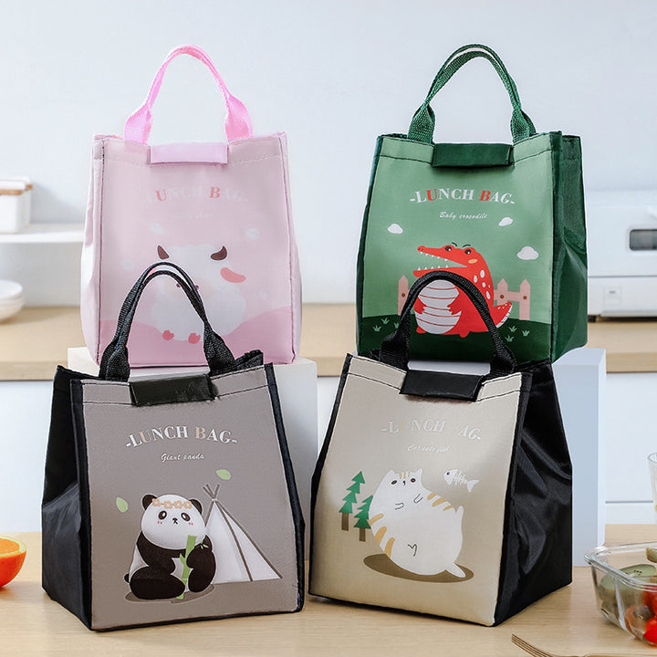 Süße Kaninchen-Themen-Isolierte Lunch-Tasche