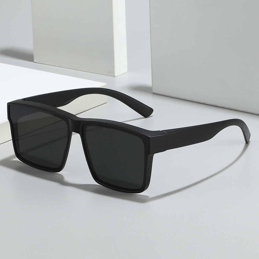 Stylische retro-inspirierte quadratische Sonnenbrille Karnz