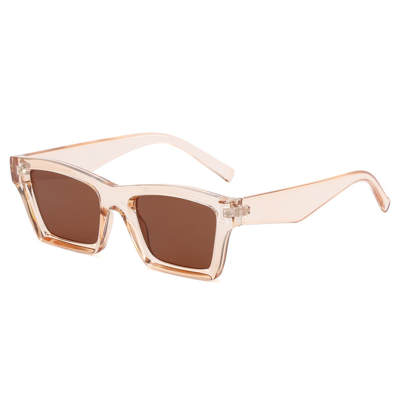 Damen Trendige Sonnenbrille mit breitem Rahmen Karnz