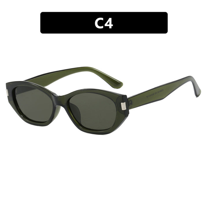 Damen modische Katzenaugen-Sonnenbrille mit eleganten Gläsern Karnz