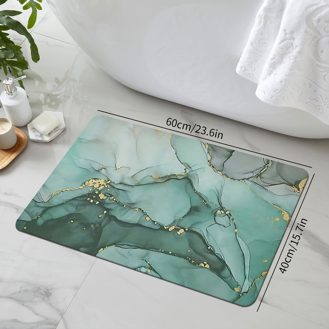 Luxuriöse Marmor Design Badematte