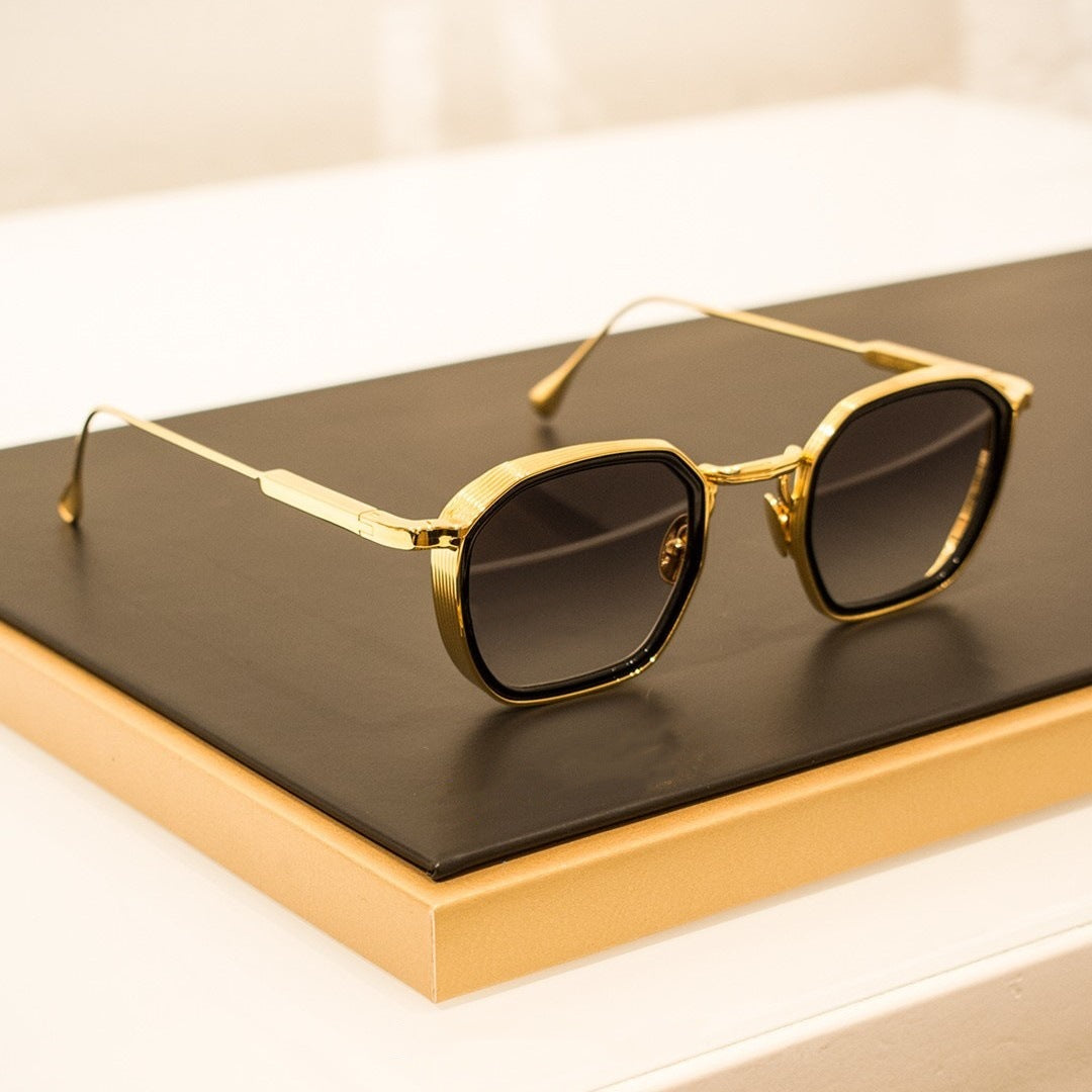 Damen stylische Sonnenbrille im modernen achteckigen Design mit hochwertigen polarisierten Gläsern Karnz