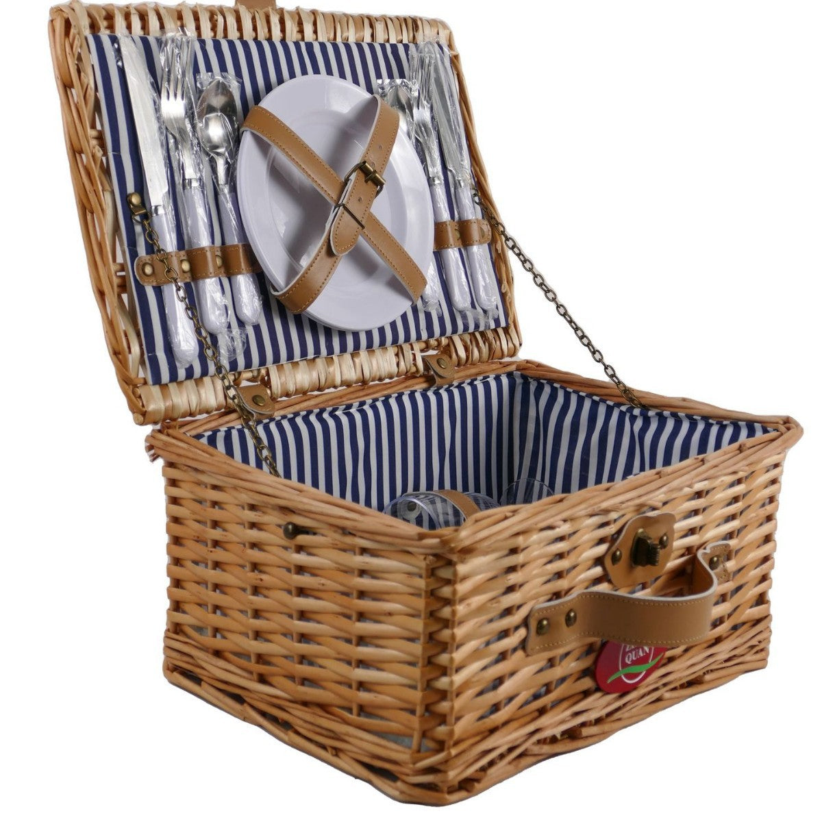 Damen Picknickkorb mit integriertem Geschirrset Karnz