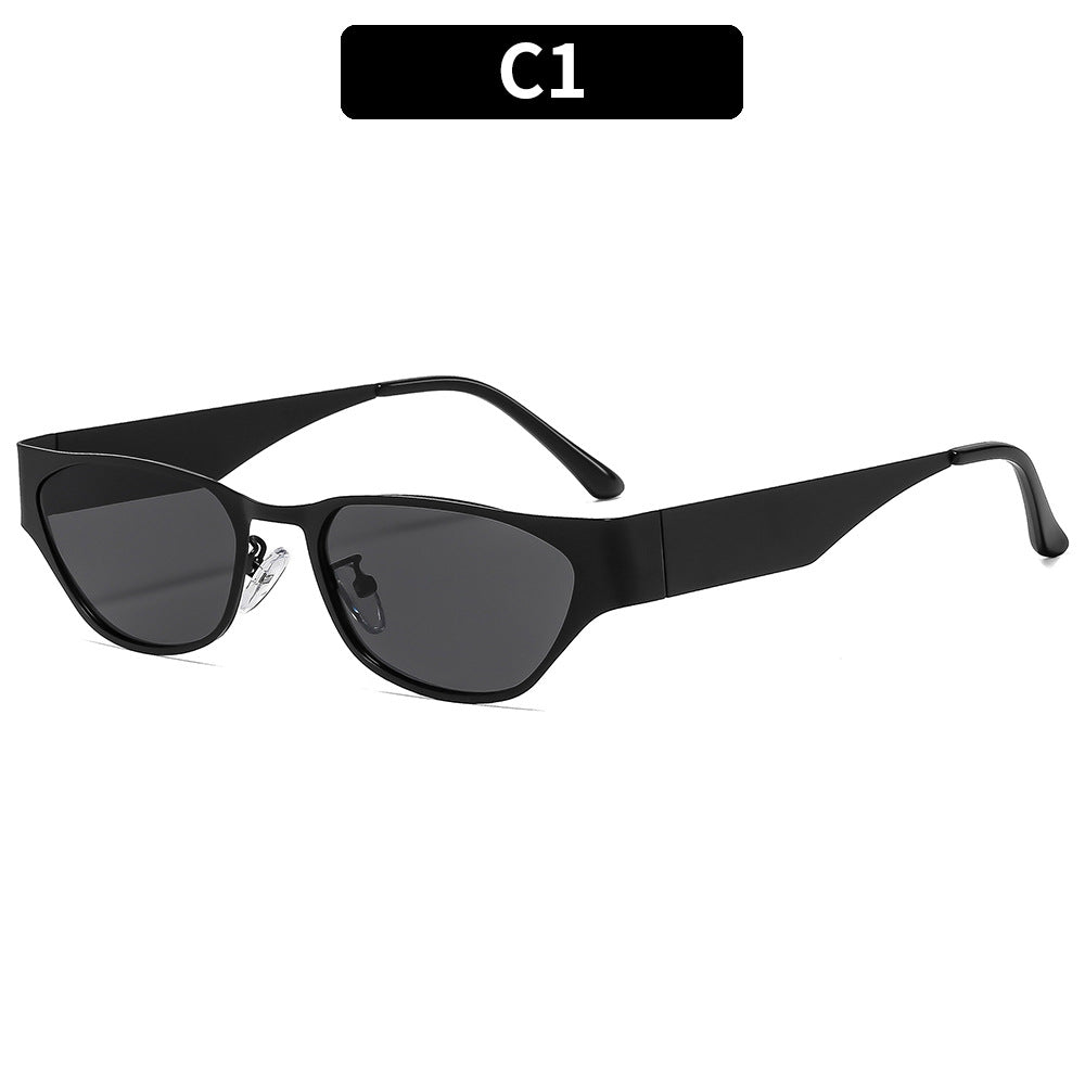 Eckige Cat-Eye-Sonnenbrillen