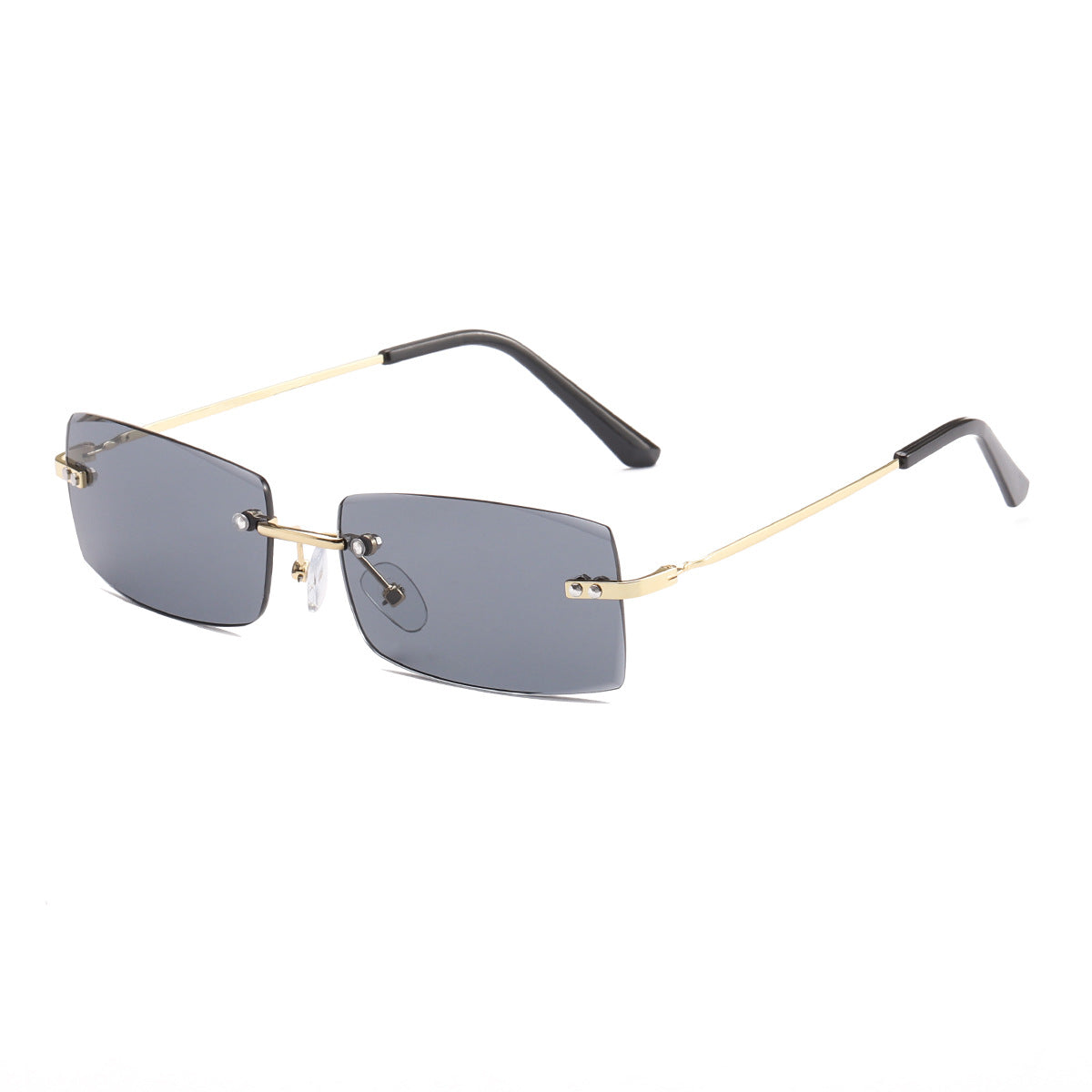 Damen modische Sonnenbrille mit elegantem, filigranen Rahmen Karnz