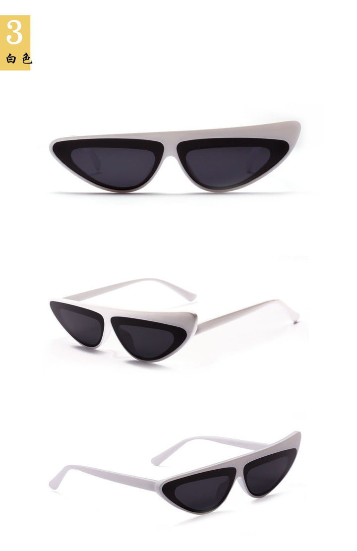 Damen Cat-Eye Sonnenbrille mit angesagtem asymmetrischen Design Karnz