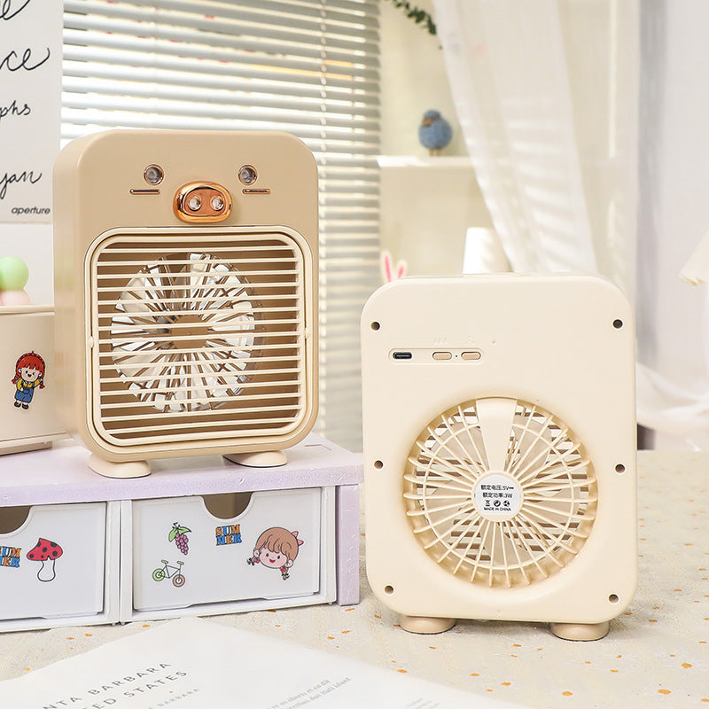 Damen Tragbarer USB Tischventilator mit verspieltem Design Karnz