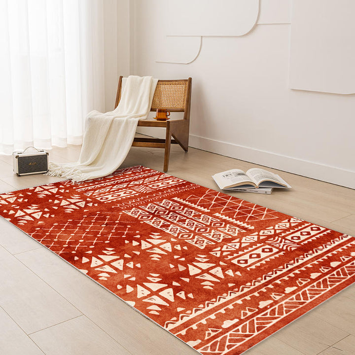 Geometrischer Bohemian Teppich