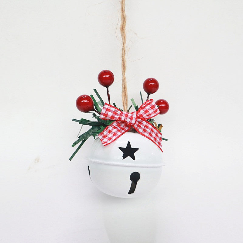 Weihnachtsglocke mit dekorativem Kranz
