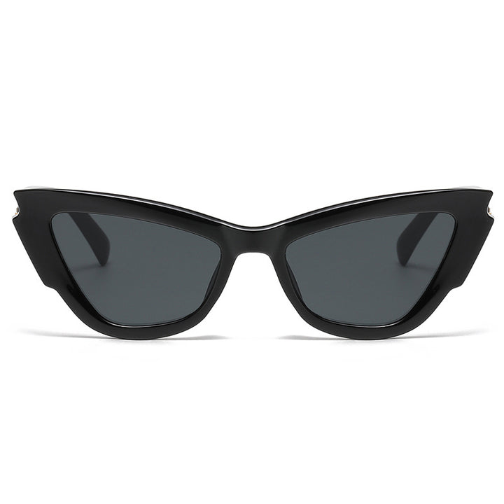 Damen modische Sonnenbrille im extravaganten Schildpatt-Design Karnz