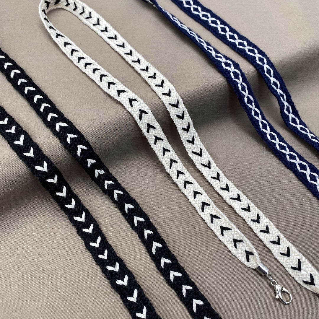 Verstellbare geflochtene Brillenband Karnz