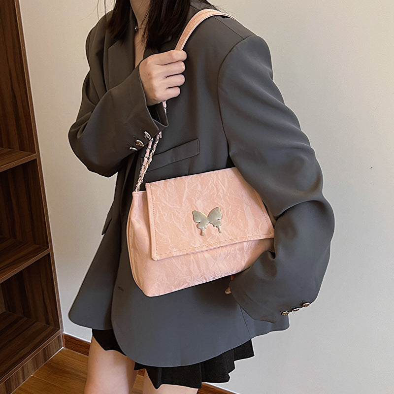 Chic Schmetterlingsakzent Lässige Handtasche Karnz