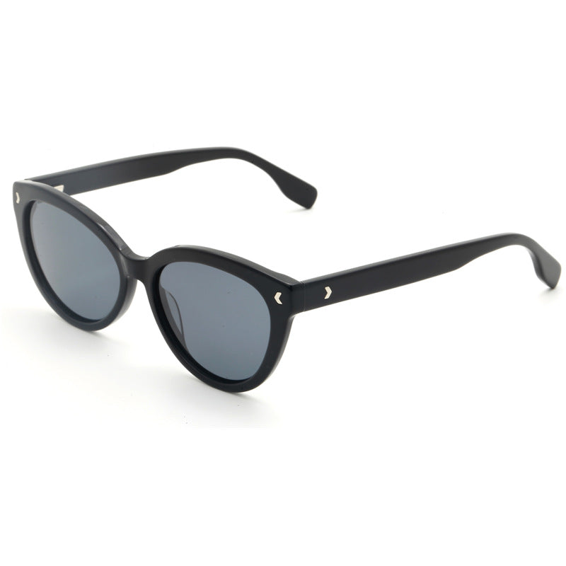 Damen modische Cat-Eye Sonnenbrille mit UV-Schutz und angenehm leichtem Rahmen Karnz