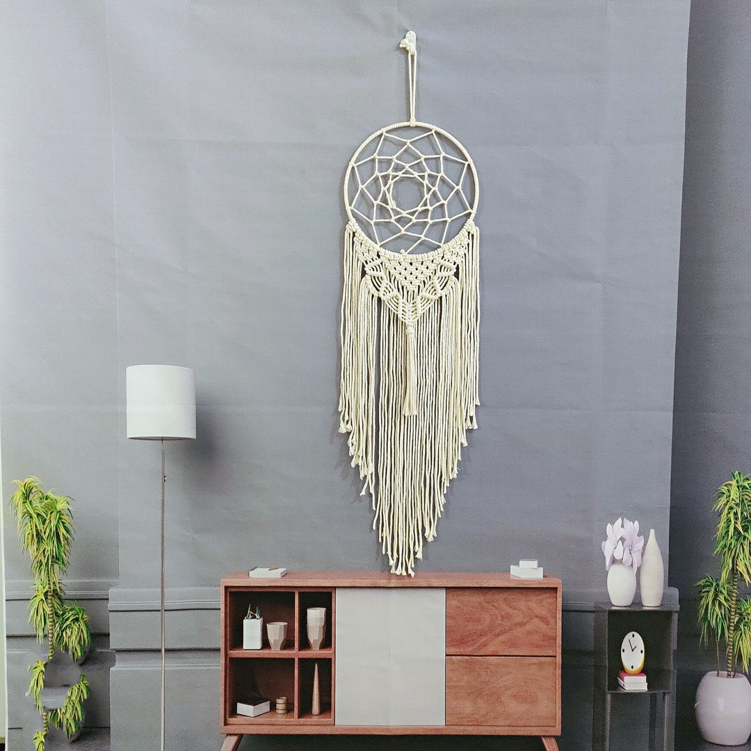 Macramé Traumfänger Wandbehang Karnz