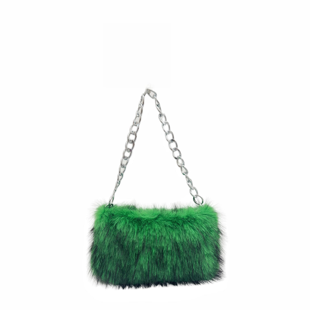 Faux Fur Clutch Tasche