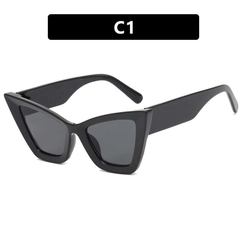 Damen Cat-Eye Sonnenbrille mit eleganten Linse und UV-Schutz Karnz