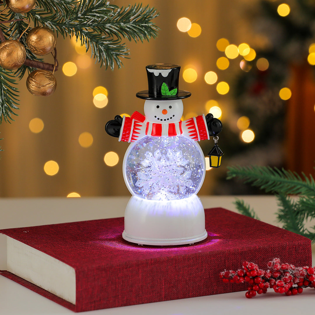 LED-beleuchtete Schneekugel Figurine Karnz