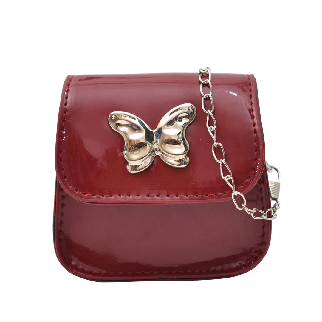 WoStylish Schmetterlingsverschluss Mini-Handtasche Karnz