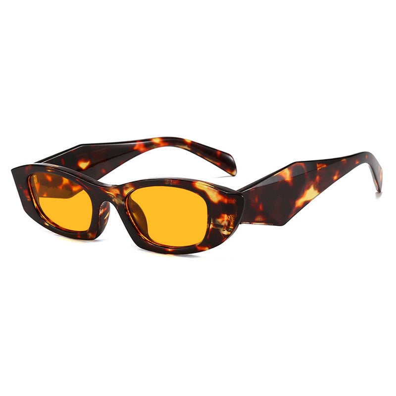 Damen trendige Cat-Eye Sonnenbrille mit einzigartigem Rahmen und UV-Schutz Karnz