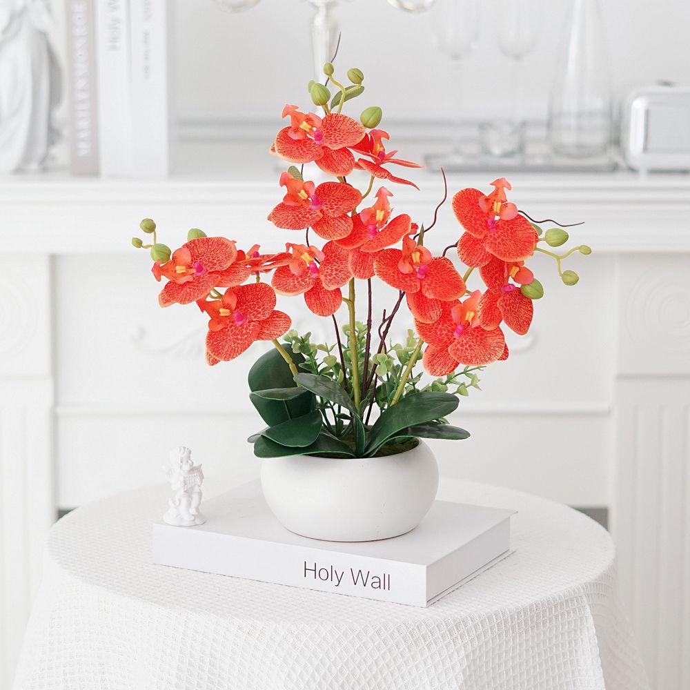 Realistische künstliche Orchideen Dekoration