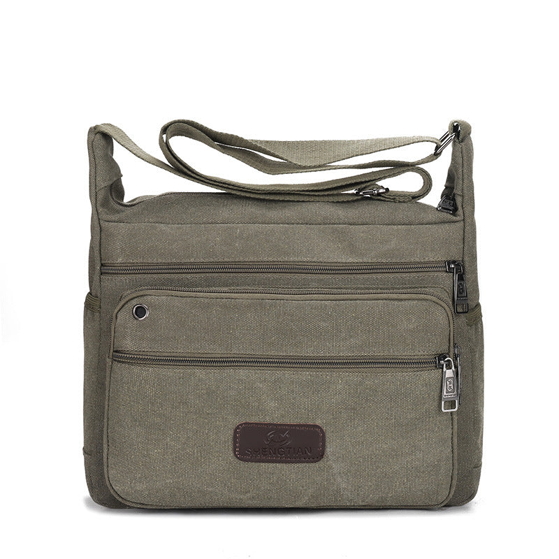Vielseitige Canvas Messenger Bag