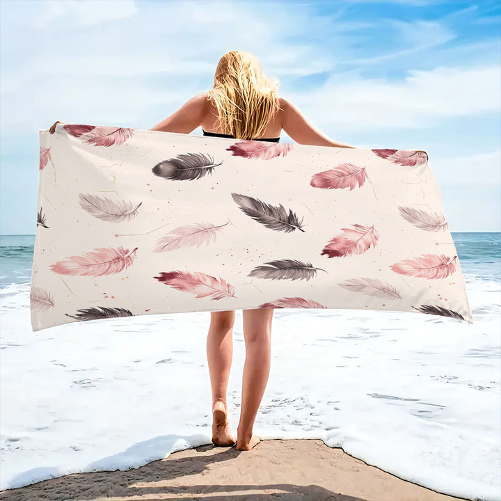 Luxuriöses Übergroßes Strandtuch Karnz