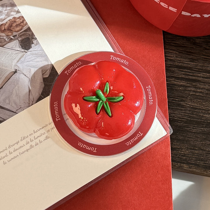 Dekorativer Kühlschrankmagnet im Tomaten-Design Karnz