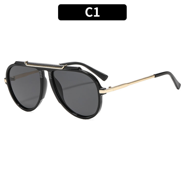Retro-inspirierte Mode Pilotensonnenbrille