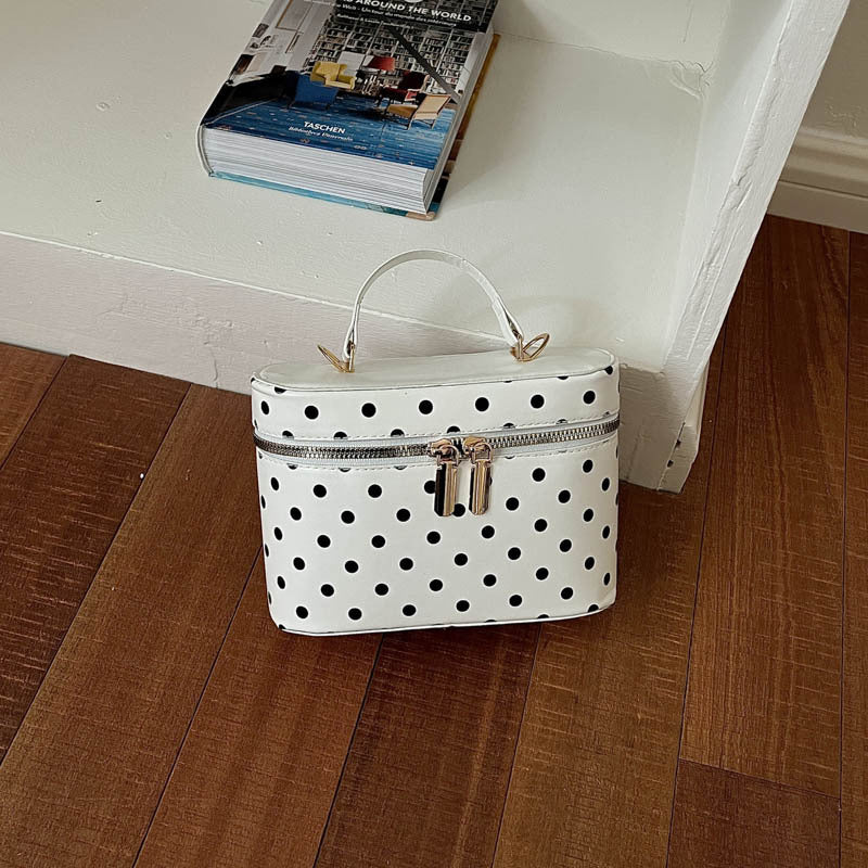 Punktemuster Kosmetiktasche