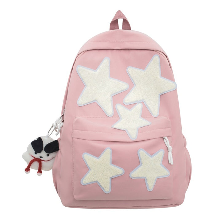Stern-Stickerei Freizeit Rucksack Karnz
