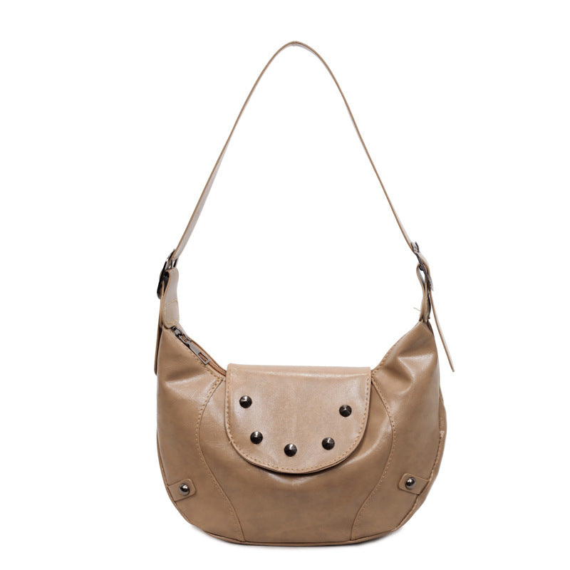 Stylische Leder Hobo Tasche Karnz