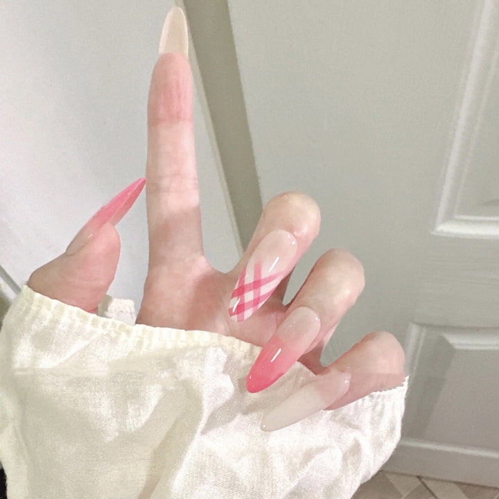 Künstlerisches Ombre Press-On-Nagelset