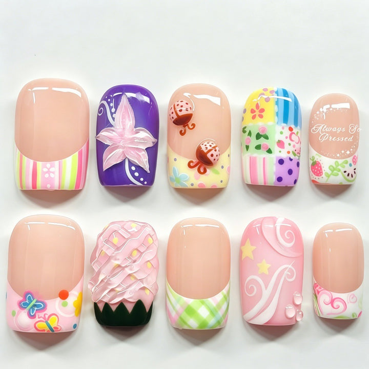 Kreatives Nagelkunst Design Karnz