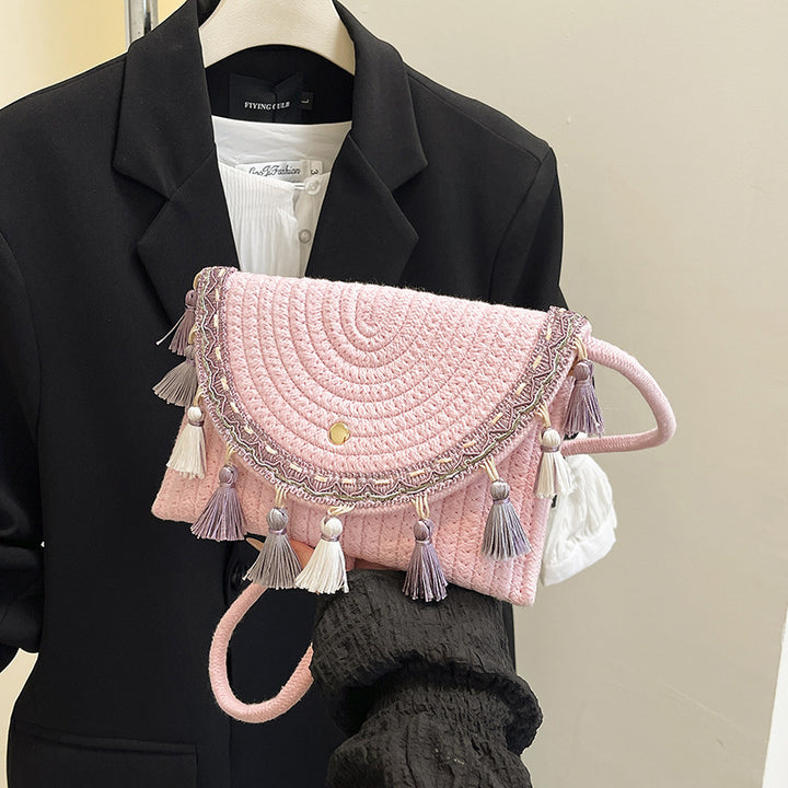 Bohemian Gewobene Clutch-Tasche Karnz