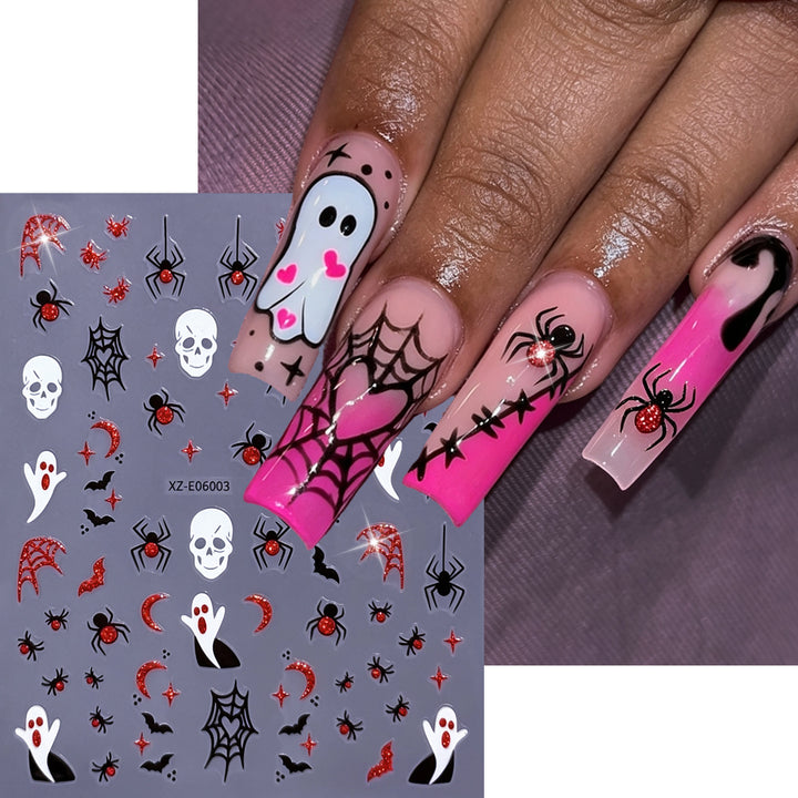 Halloween-Themen Nagelkunst Aufkleber Set  1791507032