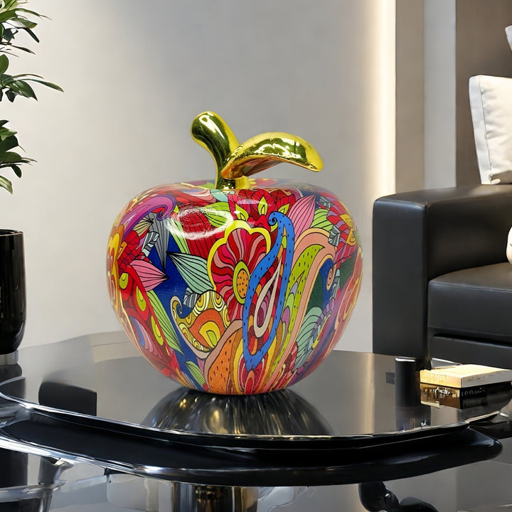 Dekorative Apfelfigur mit künstlerischem Design Karnz