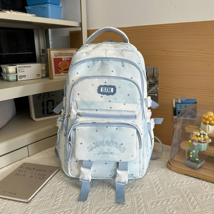 Charmante Sternen Druck Rucksack