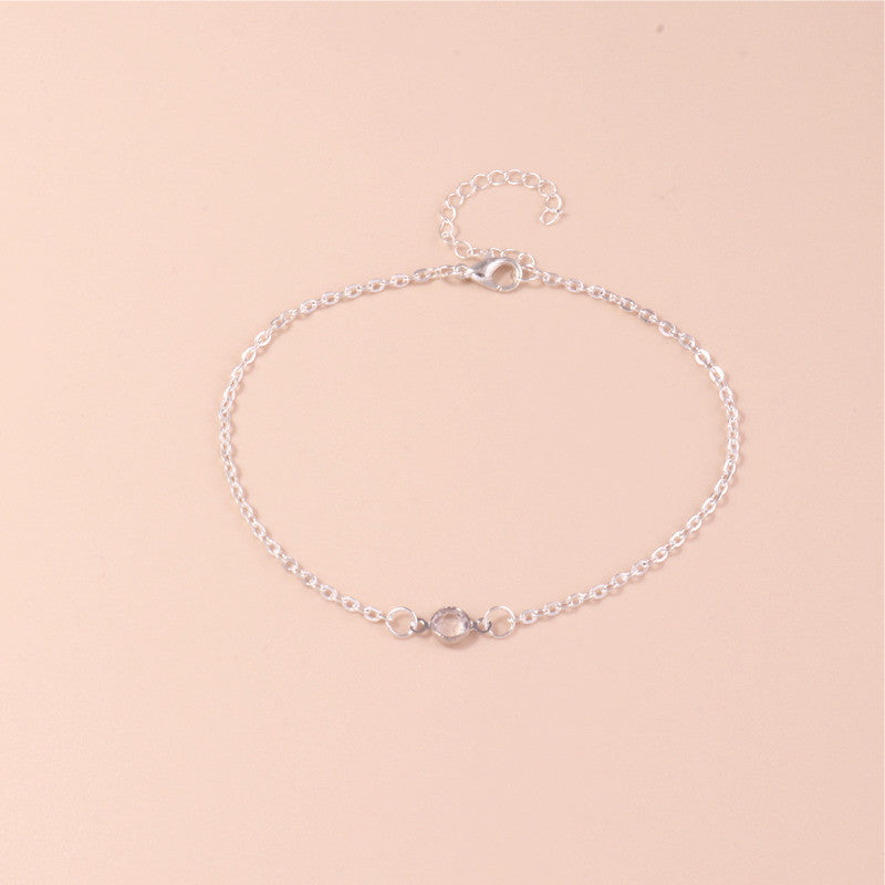Elegante Minimalistische Kettenanậkel Karnz