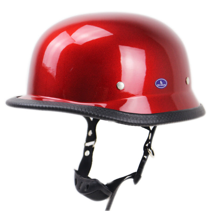 Klassischer Cruiser-Stil Motorradhelm Karnz