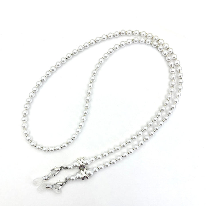 Elegante Perlenbesetzte Brillenband Karnz