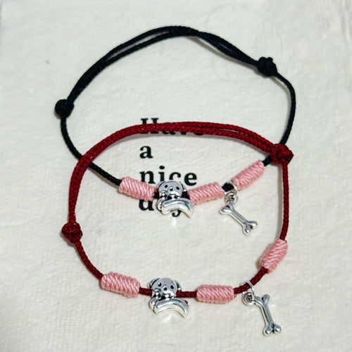 Verstellbares Hundethema Charm-Armband Karnz