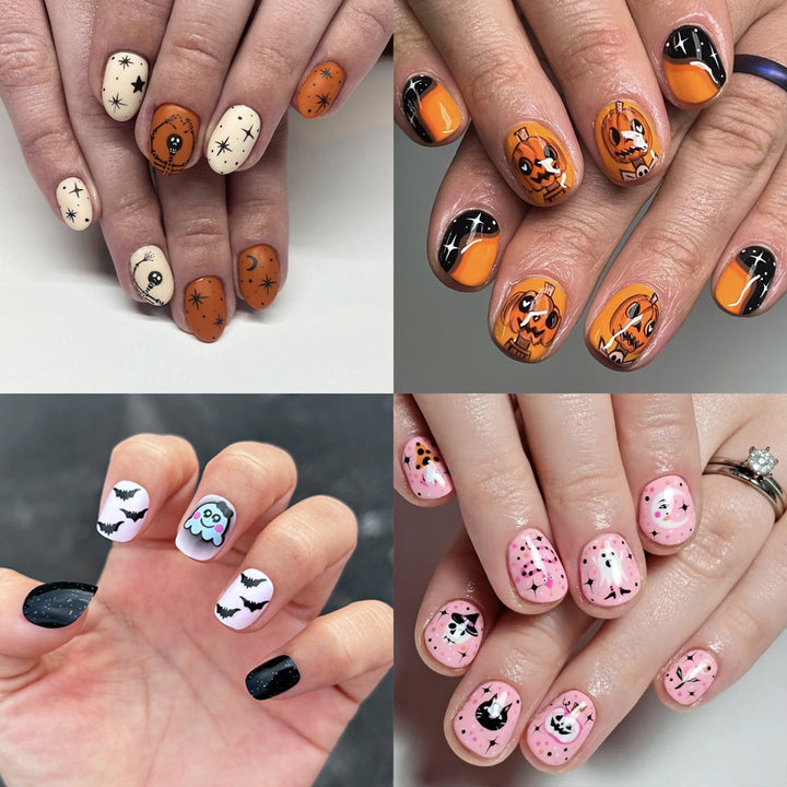 Themen Halloween Press-On Nail Art Set Karnz