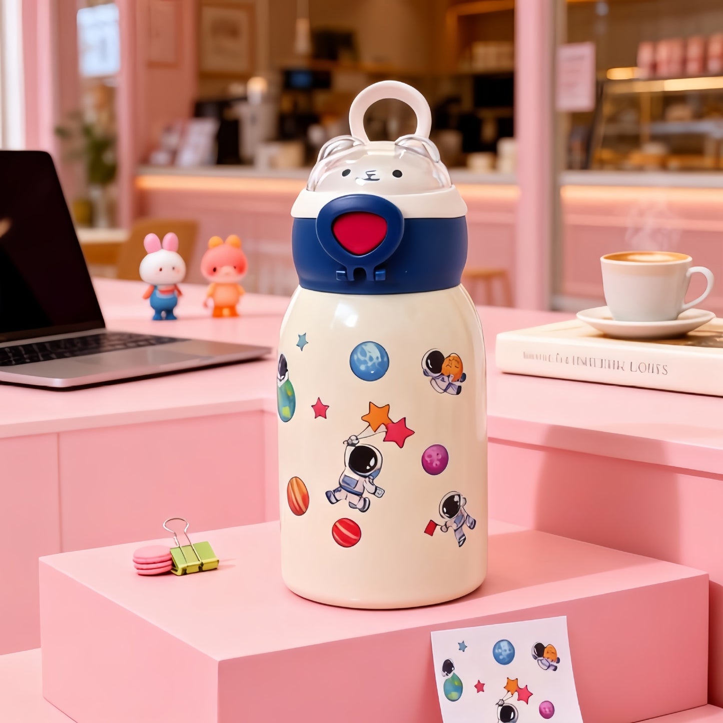Damen Trinkflasche mit einzigartigem Astronauten-Design Karnz
