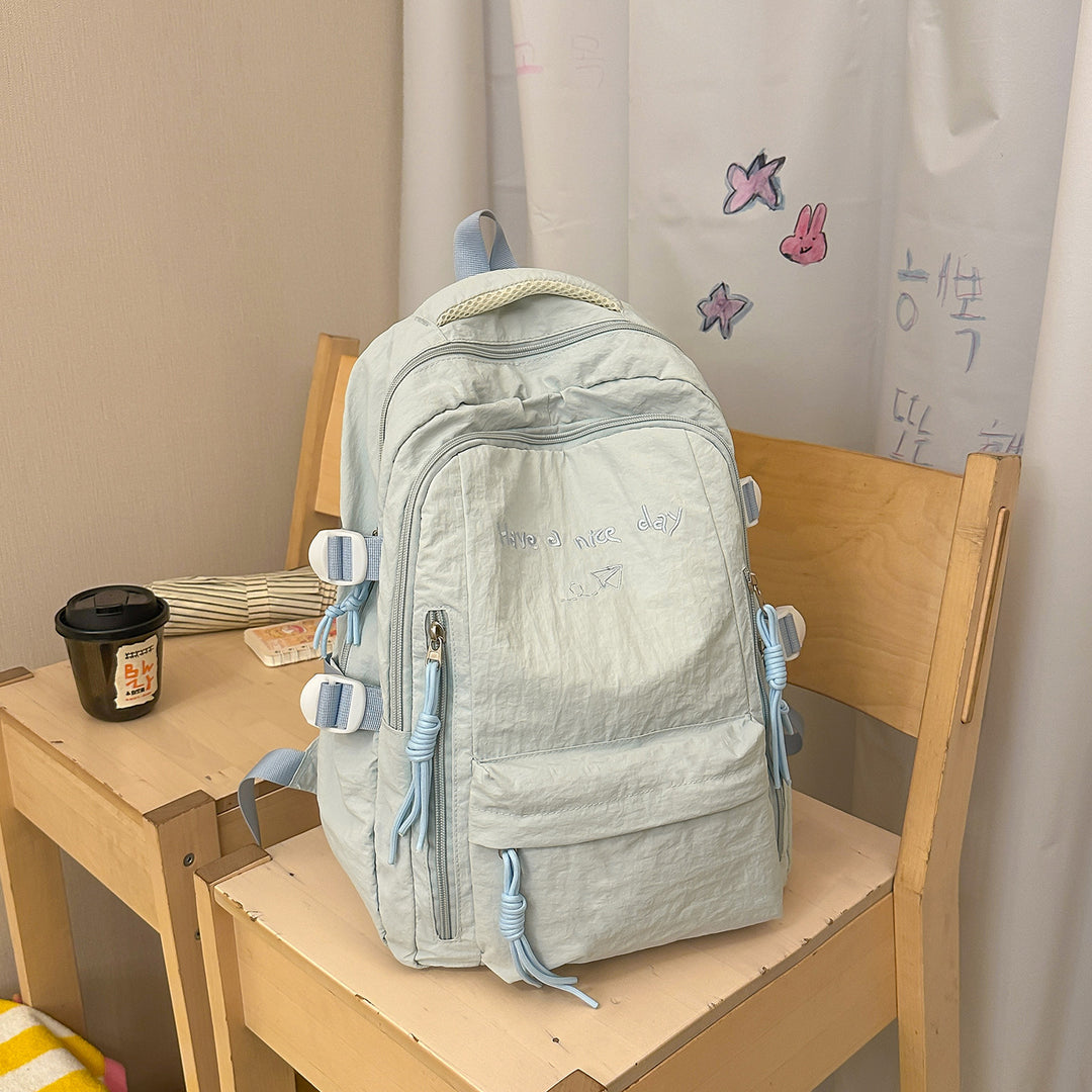 Multi-Taschen Freizeit-Rucksack mit inspirierendem Zitat Karnz