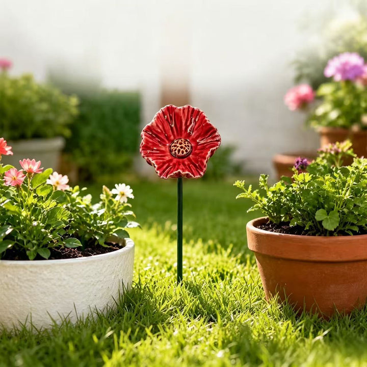 Garten Dekorativer Mohnblumenstecker Karnz